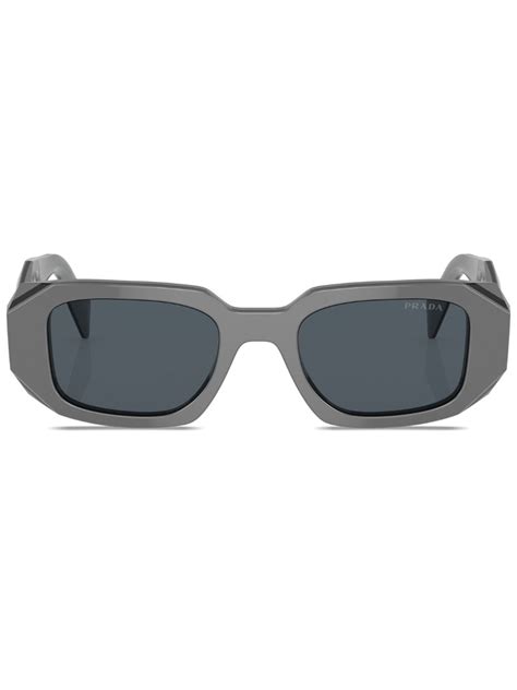 prada rectangle frame sunglasses|More.